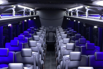 Chino Hills Charter Bus Interior