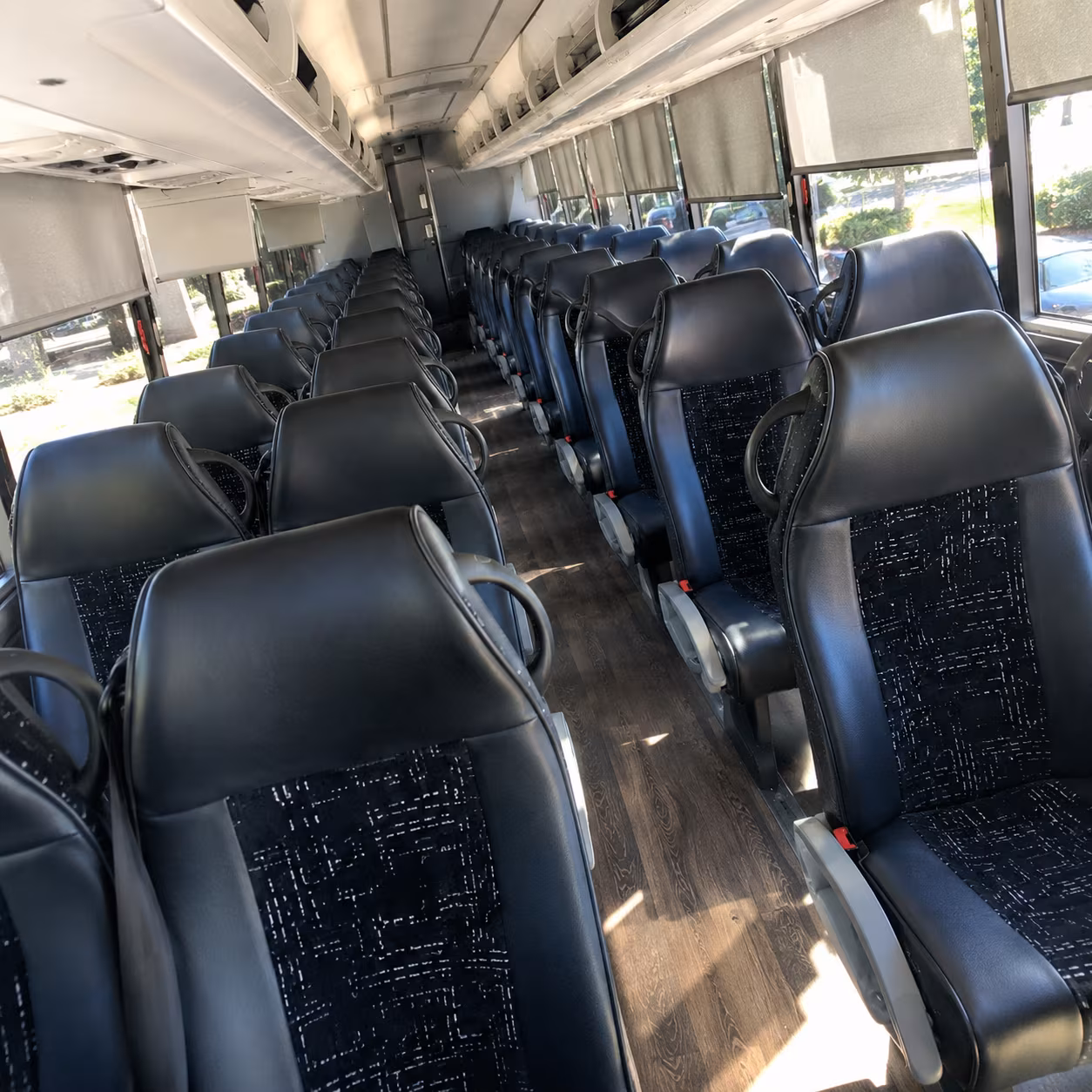 chino hills charter bus rental inside